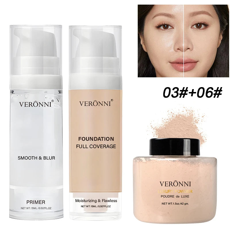Kit Maquillage Visage – Teint Parfait 3-en-1