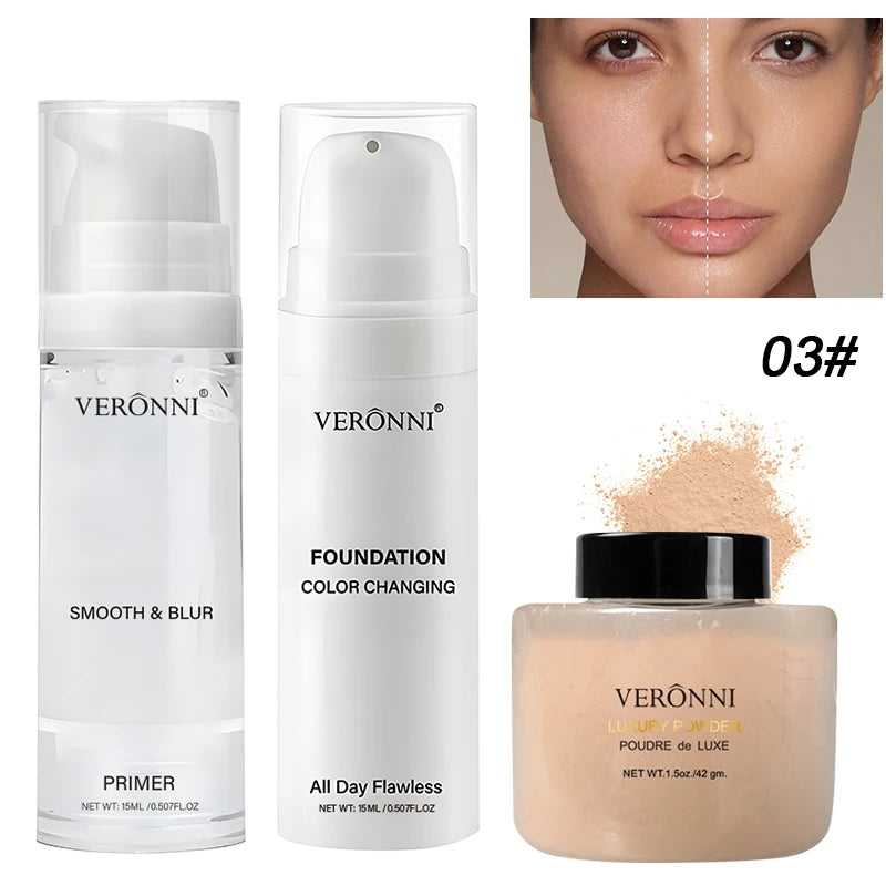 Kit Maquillage Visage – Teint Parfait 3-en-1
