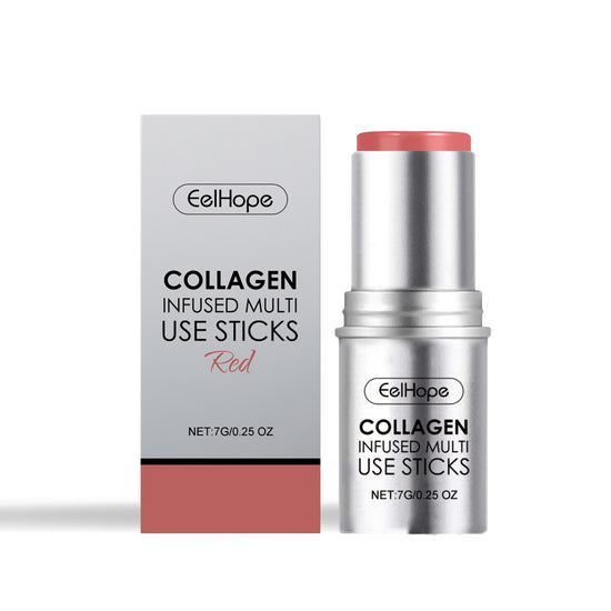 Stick Blush au Collagène – Hydratant & Bonne Mine Naturelle